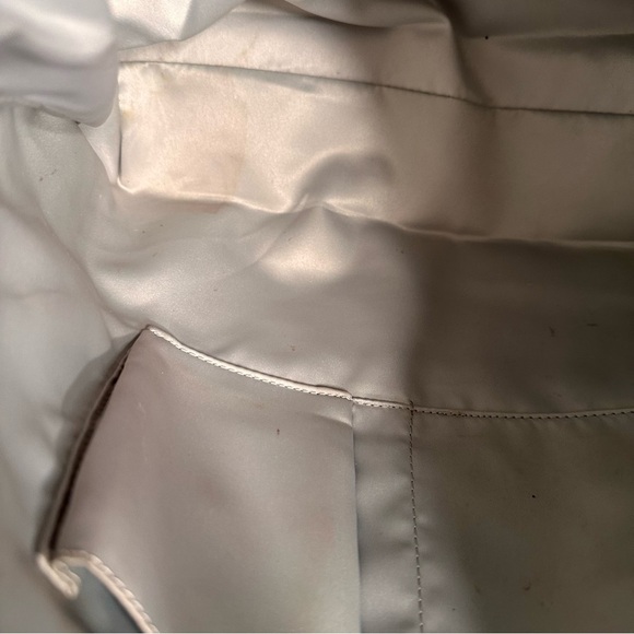 Coach | Blue Signature Laura Nylon Patent Leather Tote Bag - Picture 14 of 16